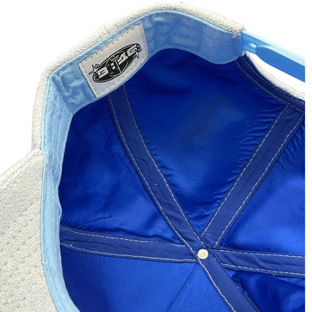 Sky Blue Suede Snapback