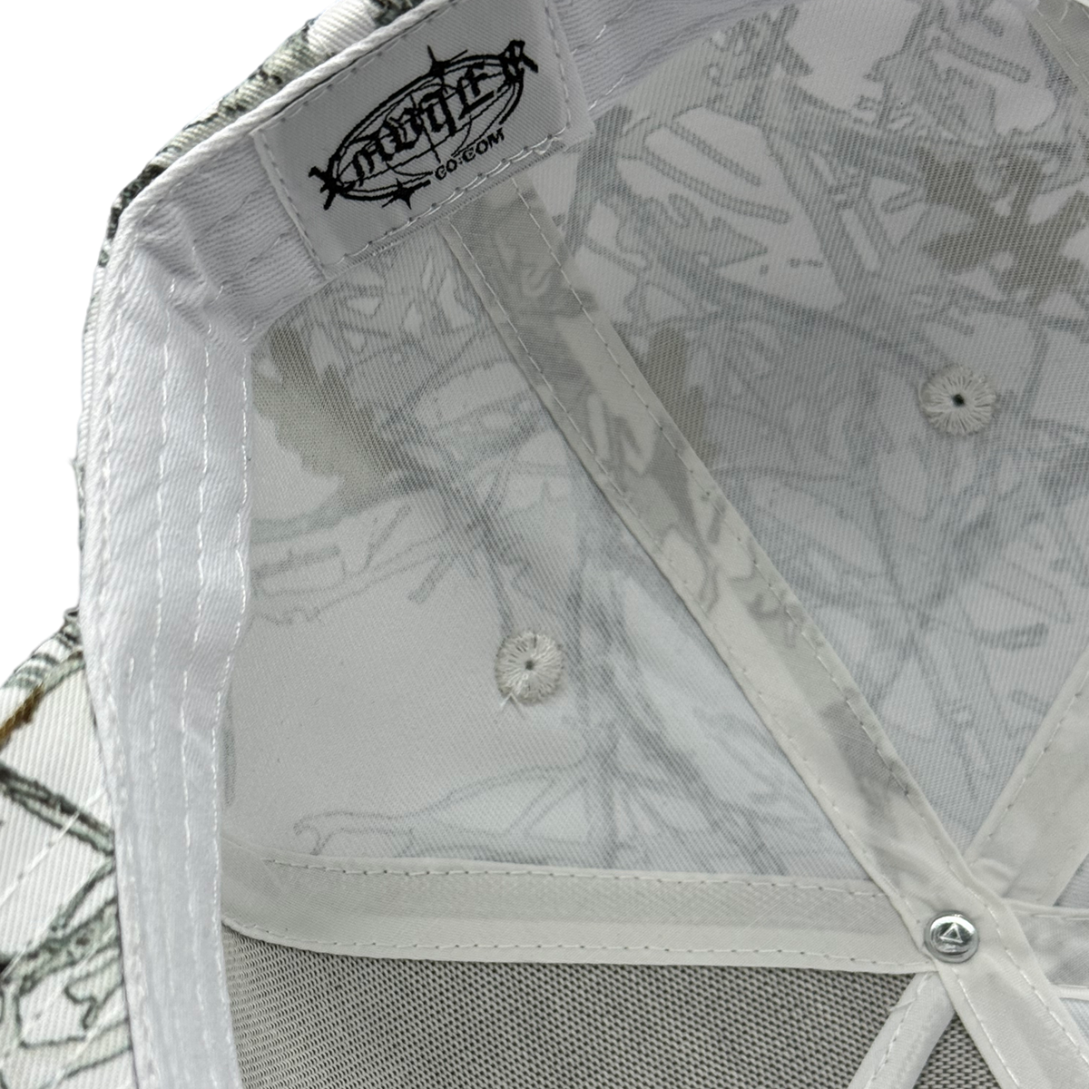 White Camouflage Snapback